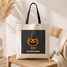 Halloween-pumpa “BOO!” – Personligt namn