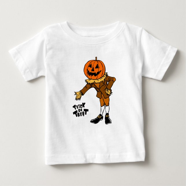 HALLOWEEN-pumpa bus eller godis T Shirt (Framsida)