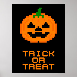 HALLOWEEN PUMPA - BUS eller GOTTJÄNST Poster