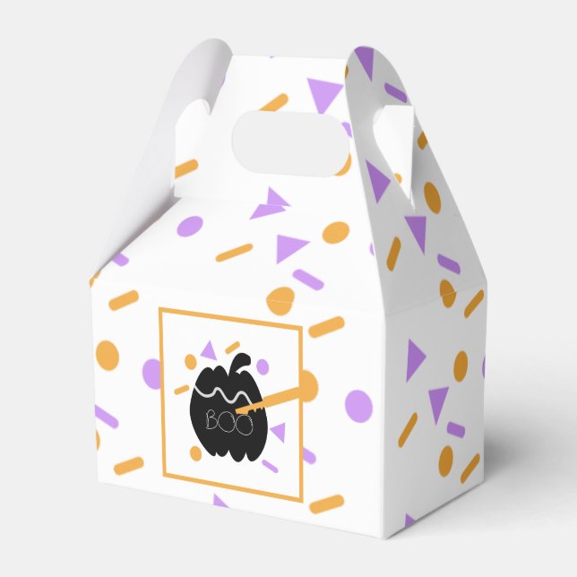Halloween pumpa carving svarta orange sprinkles presentaskar (Framsidan Sidan)