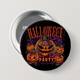 Halloween, Pumpa Coven Bloom, Gotisk Knapp