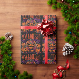 Halloween, Pumpa Coven Bloom, Gotisk Presentpapper