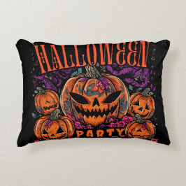 Halloween, Pumpa Coven Bloom, Gotisk Prydnadskudde