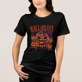 Halloween, Pumpa Coven Bloom, Gotisk T Shirt
