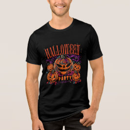Halloween, Pumpa Coven Bloom, Gotisk T Shirt