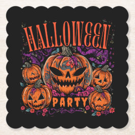 Halloween, Pumpa Coven Bloom, Gotisk Underlägg Papper