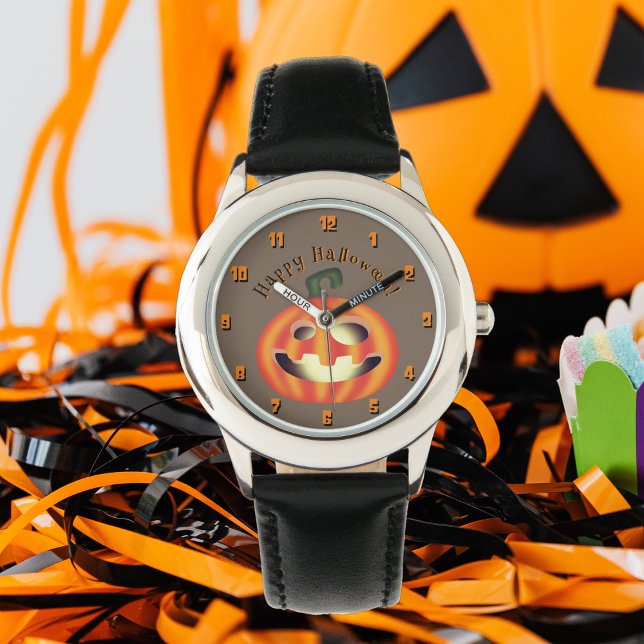 Halloween-pumpa eller bus eller godis armbandsur (Skapare uppladdad)