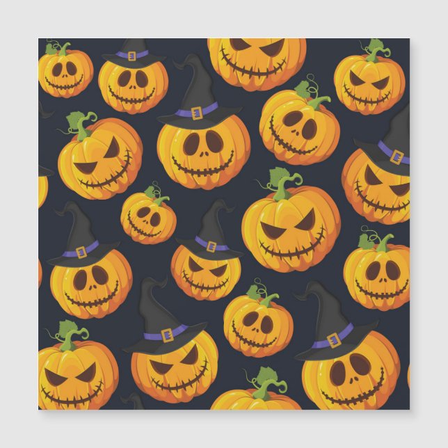 Halloween-pumpa: Gammaldags häxtema (Framsida)