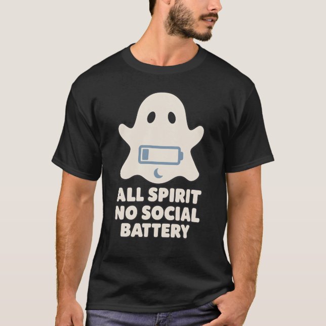 Halloween-pumpa halvmåne-illustration t shirt (Framsida)