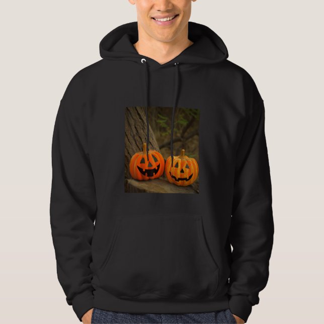 Halloween-pumpa Hoodie (Framsida)