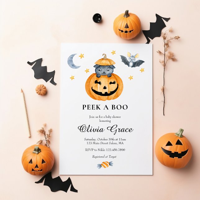 Halloween Pumpa Jack-o-lantern Bebis Babyshop Inbj Inbjudningar (Skapare uppladdad)