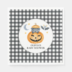 Halloween-pumpa Jack-O-Lantern Bebis Bebis Shower Pappersservett