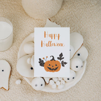 Halloween-pumpa Julkort