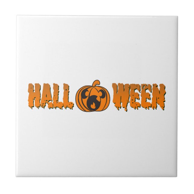 Halloween Pumpa                         Kakelplatta (Framsidan)