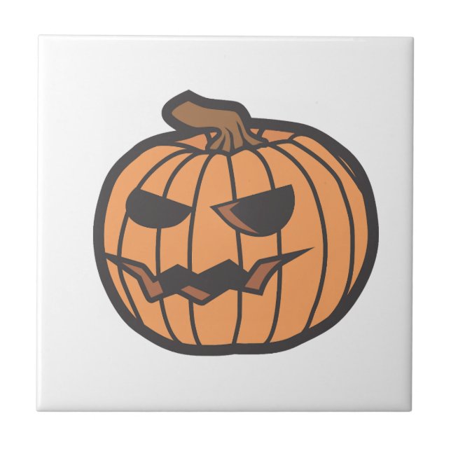 Halloween-pumpa                              kakelplatta (Framsidan)