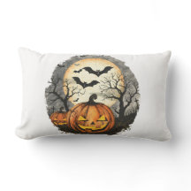 Halloween Pumpa Kastkudde – Spöklik Dekoration