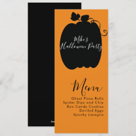Halloween Pumpa Kostym Fest Meny