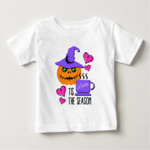 Halloween Pumpa Kryddad Baby T-Shirt – Söt Tee