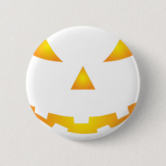 Halloween Pumpa Leende Knapp