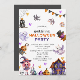 Halloween Pumpa Liten Boo Baby Shower Inbjudan