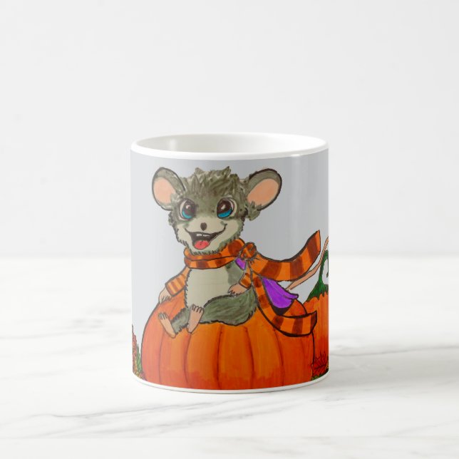 HALLOWEEN PUMPA LITEN MUS  KAFFEMUGG (Center)