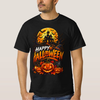 Halloween Pumpa Mån Magi T Shirt