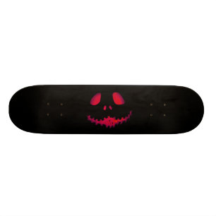 Halloween pumpa mini skateboard bräda 18,7 cm