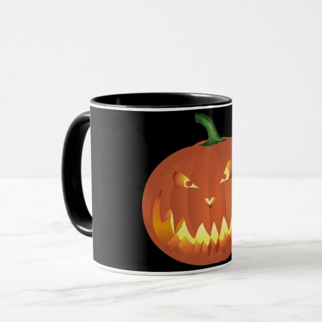 Halloween-pumpa ... mugg (Framsida vänster)