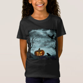 Halloween-pumpa och räv t shirt