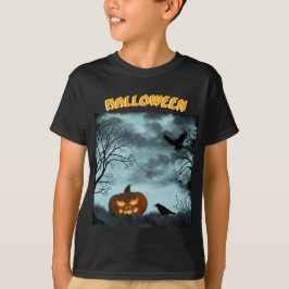 Halloween-pumpa och räv t shirt