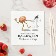 Halloween-pumpa och spöke