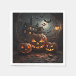 halloween-pumpa pappersservett