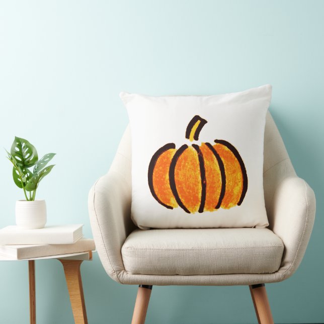 Halloween-pumpa, pennteckning, pumpor kudde (Stol)