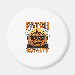 Halloween Pumpa Plåster Vintage Jack O Lantern Lår Magnet