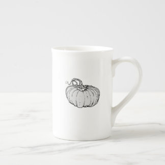 Halloween Pumpa - Porslinsmug Benporslin Mugg