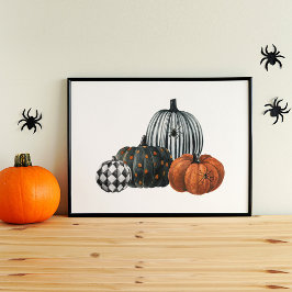 Halloween-pumpa Poster
