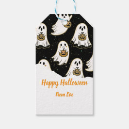 Halloween-pumpa Presentetikett
