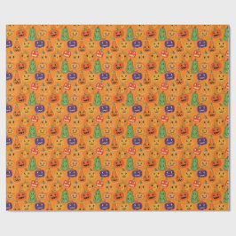 Halloween-pumpa Presentpapper