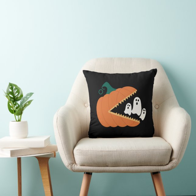 Halloween-pumpa Roliga spöken Pojkar Barn  Kudde (Stol)