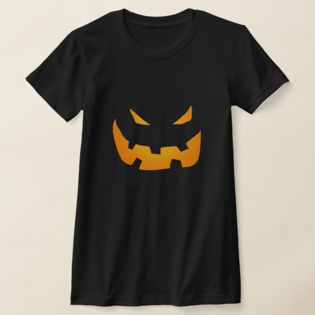 Halloween Pumpa T-shirt (Laydown)