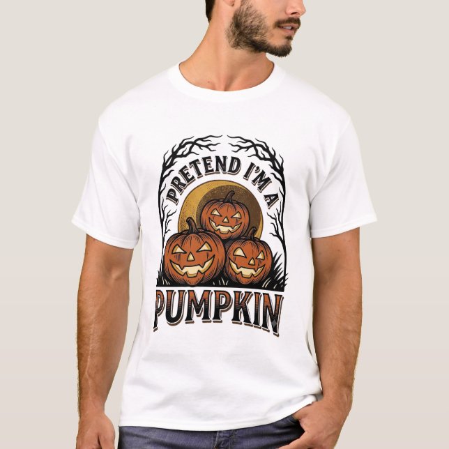 Halloween Pumpa Tröja Låt oss vara en pumpa_1 (Framsida)