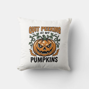 Halloween Pumpa Tröja Vintage Gravyr Skämt_1 Kudde