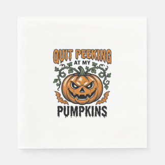 Halloween Pumpa Tröja Vintage Gravyr Skämt_1 Pappersservett