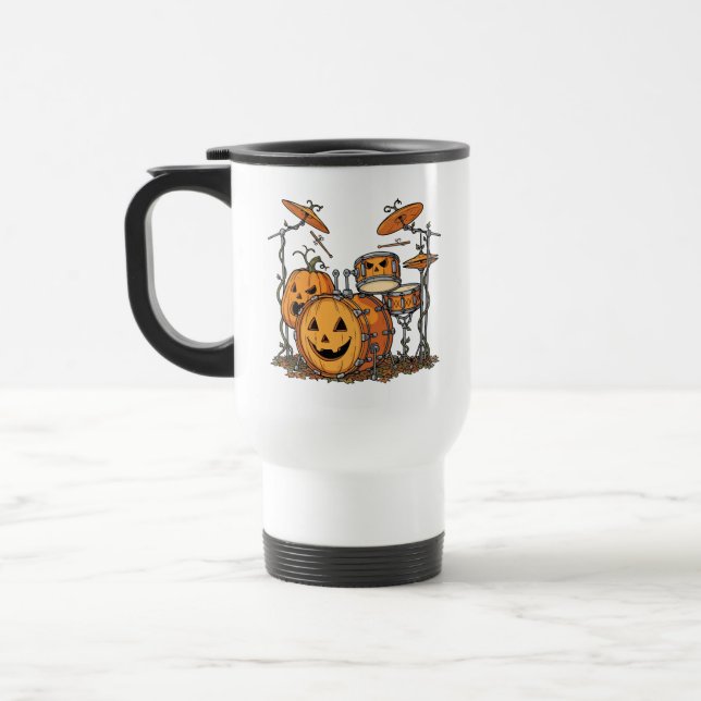 Halloween Pumpa Trumset Resemugg (Vänster)