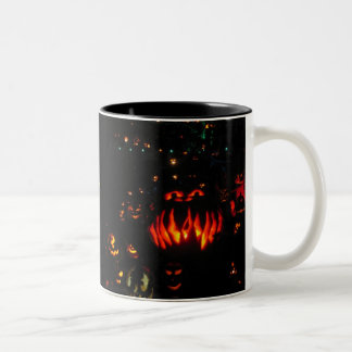 halloween pumpa Två-Tonad mugg