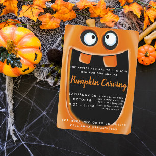 halloween pumpa urgröpning kostym fest disco poster