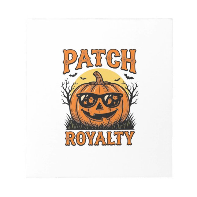 Halloween Pumpafält Vintage Jack O Lantern Tröja Anteckningsblock (Framsida)