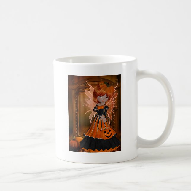 Halloween pumpafe kaffemugg (Höger)