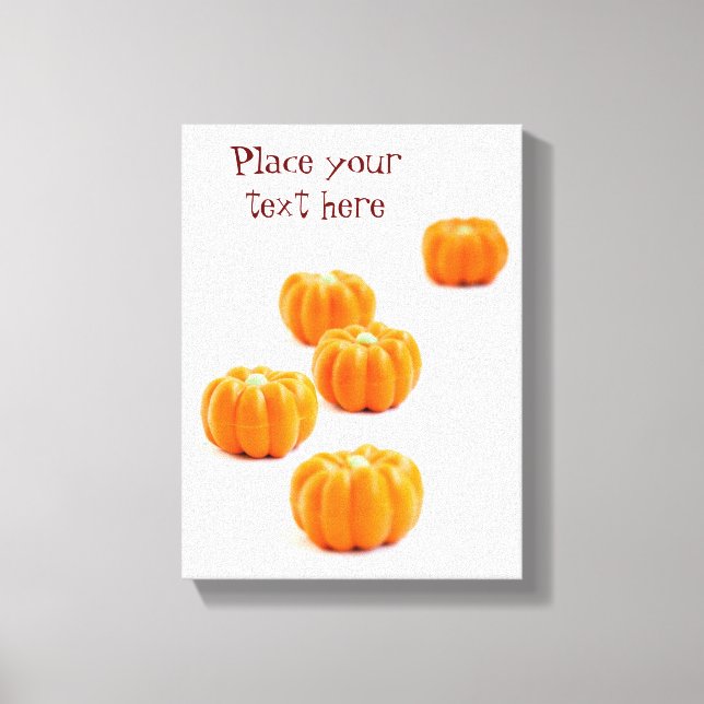 Halloween-pumpagodis Canvastryck (Framsida)