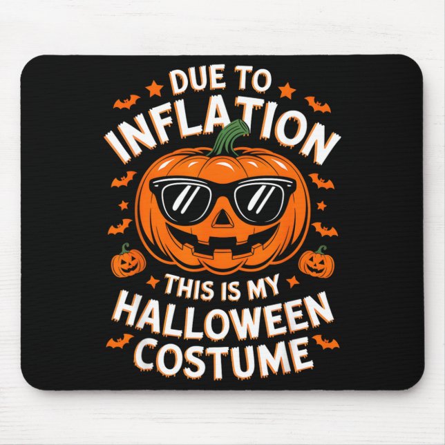 Halloween pumpakostym män kvinnor rolig musmatta (Framsidan)